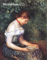 La Liseuse (Jeune Femme Assise)