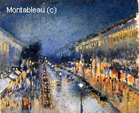 Le Boulevard Montmartre, Effet de Nuit