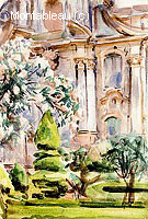 Un Palais et Jardins, en Espagne