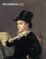 Portrait of Mariano Goya, the Artist's Grandson