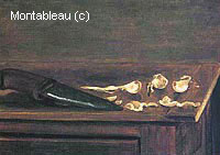 Clous de Girofle et Couteau sur le Coin d'une Table