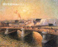 Le Pont Boieldieu, Rouen, Soleil