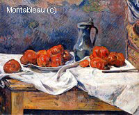 Tomates et un Chope en Etain sur une Tableau