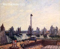 Le Port Intérieur et la Digue, le Havre