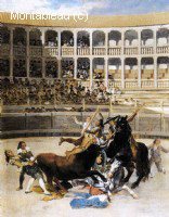 Picador Caught by the Bull