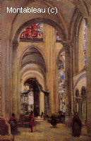 Interior of Sens Cathedral