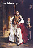 Charles Stewart Sixième Marquis de Londonderry Portant la Grande Epée de l'Etat à Coronat