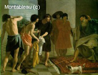 Jacob recevant la tunique de Joseph
