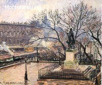 La Terrasse du Pont-Neuf et la Statue d'Henri IV