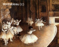 La Répétition du Ballet sur Scène