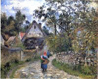 Le Chemin du Village (Cottages de Chaume à Valhermeill)