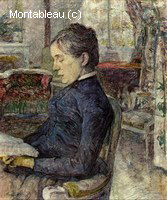 Comtesse A. de Toulouse-Lautrec dans le Salon de Malrome