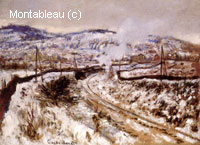 Train dans la neige, Argenteuil