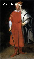 Portrait du bouffon Don Cristóbal de Castañeda y Pernia