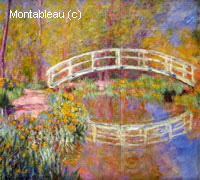 Le pont dans le jardin de Monet