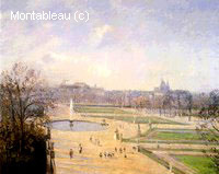 Le Bassin des Tuileries, Après-midi, Soleil