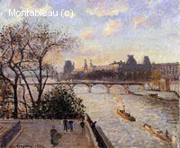 Le Louvre et la Seine du Pont-Neuf