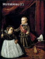 Le Prince Baltasar Carlos avec son nain