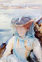 Portrait de Madame Charles Hunter dans une Gondole