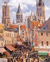 Le Vieux Marché et la Rue de l'Epicerie à Rouen