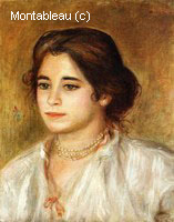 Gabrielle Wearing a Necklace