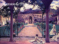At Torre Galli, Ladies in a Garden