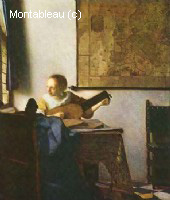 Woman with a Lute near a Window