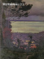 Vue d'Honfleur, le soir