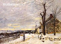 Snowy Weather at Veneux-Nadon