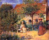 Garden Scene in Brittany