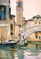 Bridge and Campanile, Venice