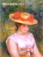 Young Woman in a Straw Hat