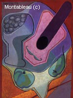 Violin with Fruit