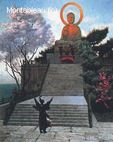 A Japanese Imploring a Divinity