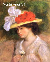 Woman in a Flowered Hat