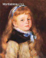 Mademoiselle Grimprel in a Blue Ribbon