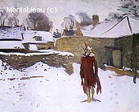 Mannikin in the Snow