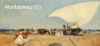Arrivée des bateaux