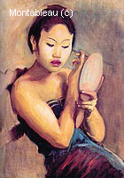 A Javanese Girl at her Toilet