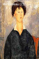 Portrait of a Woman with a White Collar