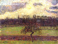 Les Champs d'Eragny, le Pommier