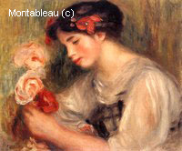 Portrait of Gabrielle (Young Girl with Flowers)