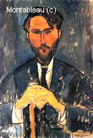 Leopold Zborowski with Cane (Portrait of Zborowski with Yellow Hands)