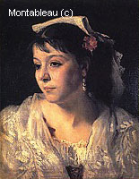 Head of an Italian Woman