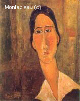 Jeanne Hebuterne with White Collar