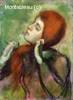 Woman Combing her Hair