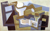 Guitar and Fruit Dish