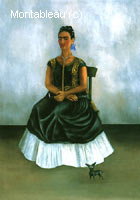 Self Portrait with Itzcuinti Dog