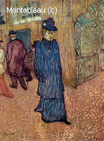 Jane Avril Sortant du Moulin Rouge
