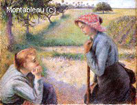 Two Peasant Women Chatting